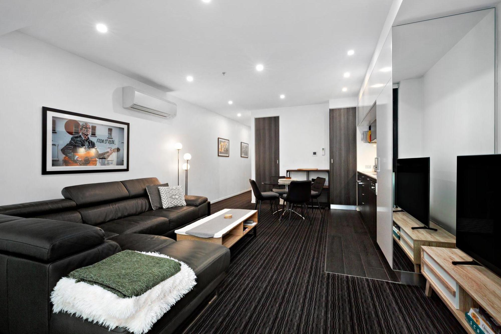 Modern Quiet 1 & 2 Bed Apt Opposite Albert Park Мельбурн Экстерьер фото
